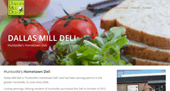 Desktop Screenshot of dallasmilldeli.net